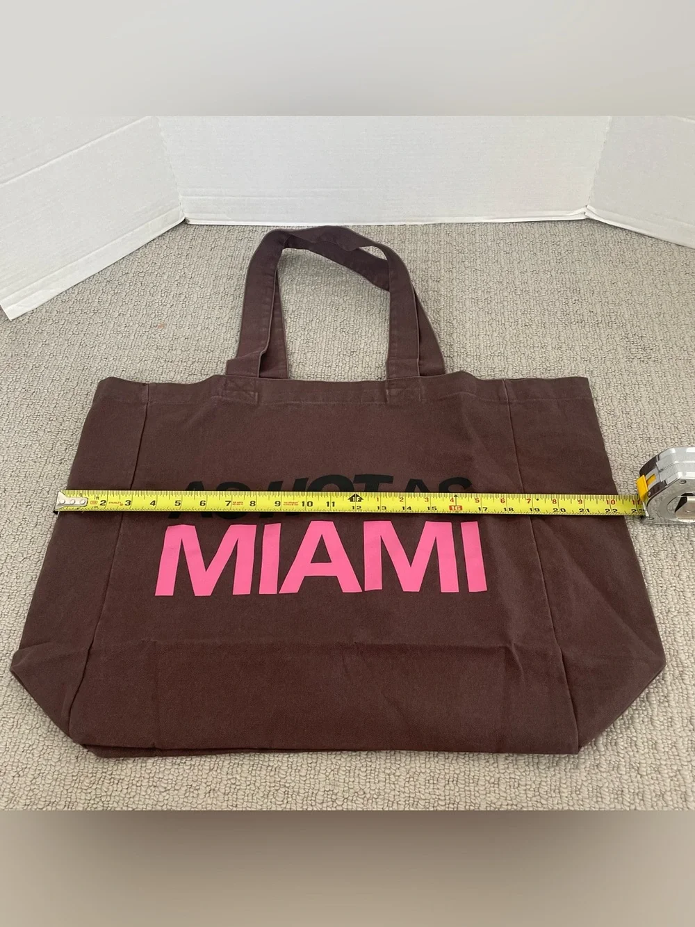 New bershka Miami large brown tote